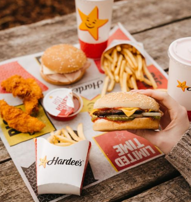 Hardee's menu